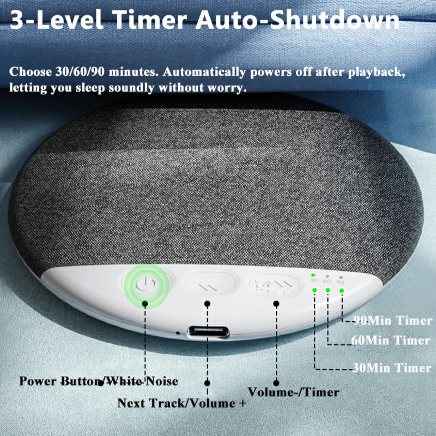 Mini Sleeping Bluetooth Speaker